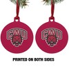 Central Washington University Primary Logo Aluminum Holiday Christmas Tree Ornament - 2 of 4