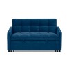 NicBex Sofa Bed with Pull-Out Bed Adjustable Back,Copper Nail Trim & Arm Pockets - 3 of 4