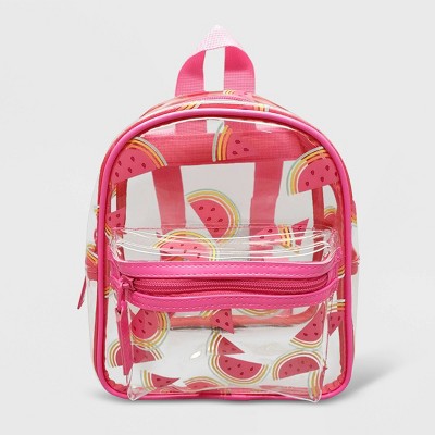 clear kitty backpack