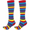 Striped Pattern Knee High Socks (Toe Socks) from the Sock Panda (Women's Sizes, Adult Medium) - 3 of 4