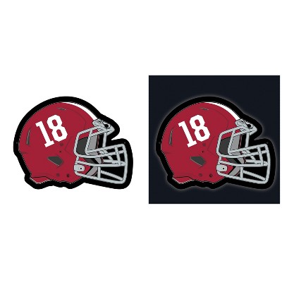 Evergreen Ultra-Thin Edgelight LED Wall Decor, Helmet, University of Alabama- 19.5 x 15 Inches Made In USA