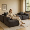 Grungis Comfy Corduroy Sofa Couch with 5 Seaters,U Shape Sectional Sofa with Flexible Modular Configuration,Sofa for Living Room Furniture - 2 of 4