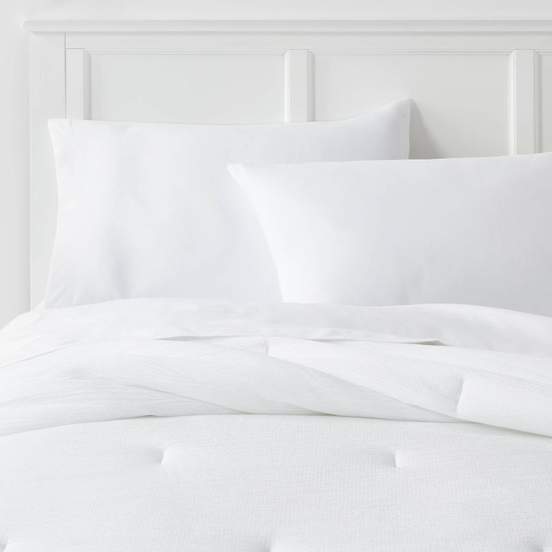 Microfiber Micro Texture Comforter - Room Essentials™, 1 of 9