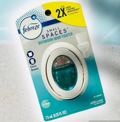 Febreze Small Spaces Bathroom Odor Fighter - Citrus Breeze - 0.25 Fl Oz ...