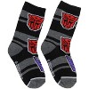 Transformers Autobots Decepticons Optimus Prime Boys' 2 Pack Crew Socks Multicoloured - 2 of 3