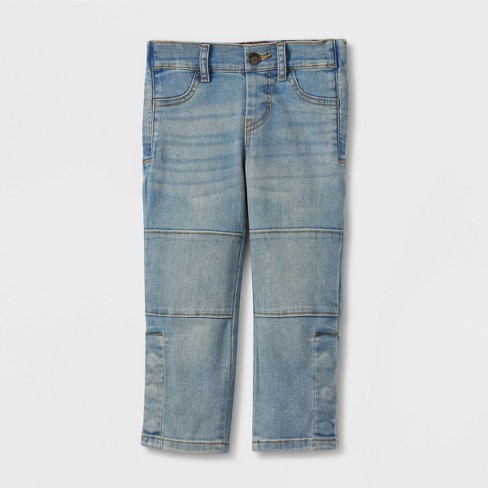 Toddler Boys' Adaptive Jeans - Cat & Jack™ Light Wash : Target