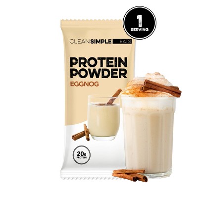 Clean Simple Eats Protein Powder - Eggnog - 1 Stick/1.16oz : Target