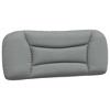 vidaXL Headboard Cushion Light Gray 39.4" Fabric - 2 of 4