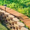 Tangkula 2PCS 8 FT Roll-out Wood Pathway 22" Width Patio Path Straight Weather-Resist - 2 of 4