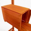 Sevobal Pet Carriers, Cat Cages Indoor Enclosure with Platforms and Lock, Cats Crate Large Exercise Place Ideal for 1-3 Cats, Orange, 62.4"*32.4"*70" - 3 of 4