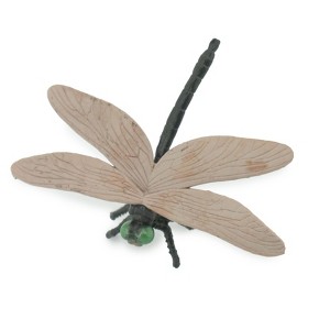 Collectible Wildlife Gifts | Dragonfly, Dragon Fly,  Hand Painted, Educational, Rubber Realistic Figure,  Model,   Gift,      2 1/4"    SF18 B31 - 1 of 4