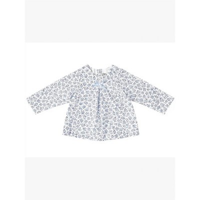 Girls' Floral Long-Sleeve Blouse - Petit Confection