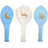 Blue Panda 43 Pieces Baby Boy Balloons, Baby Shower Decorations, Blue - 4 of 4