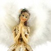 Northlight 10" Gold and White Angel Christmas Tree Topper, Unlit - 3 of 4
