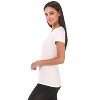 Rekucci Short Sleeve Scoop Neck Stretch T-Shirt for Women - 4 of 4