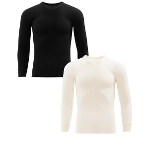 Fruit of the Loom Men's Waffle Crew Top 2-Pack, S-5XL - 1 of 4