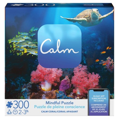 Spin Master Calm App: Calm Coral Jigsaw Puzzle - 300pc