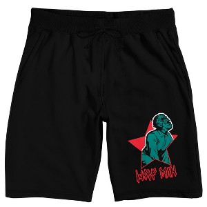 Universal Monsters Wolf Man Men’s Black Lounge Shorts - 1 of 4