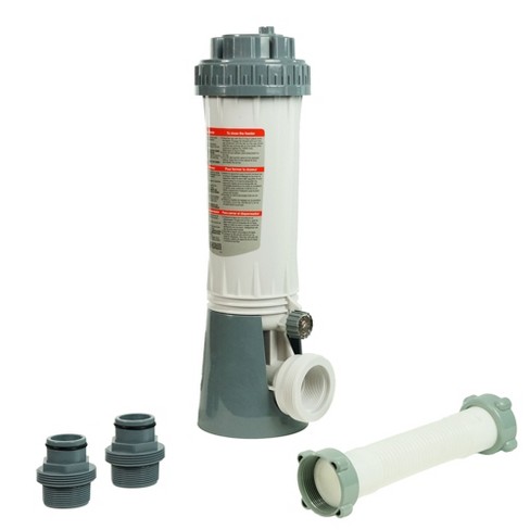 Pool Central Automatic Pool Chlorine Feeder Kit With Threaded Nut