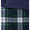 Stylish Plaid Print Comforter Mini Set, All Season Bedding Sets, Cozy Home Textile fits Modern Bedroom Decor - 3 of 4