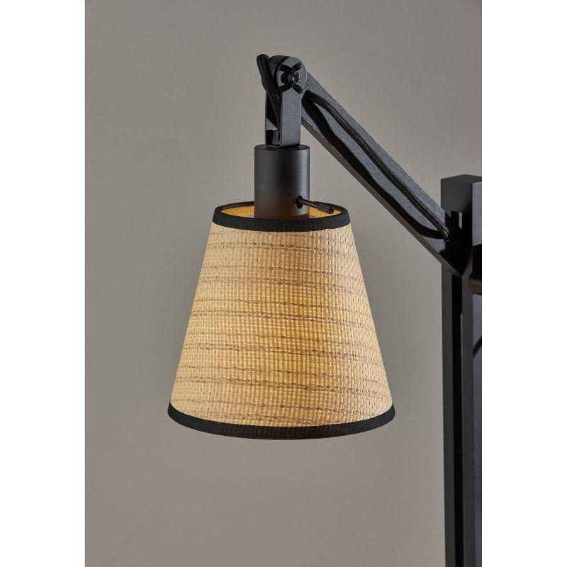 Walden Table Lamp Metal/Wood Black - Adesso, 6 of 9