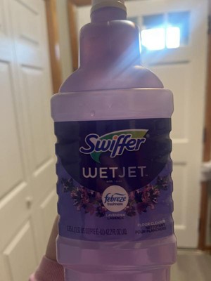 Swiffer WetJet Liquid Floor Cleaner, Lavender Vanilla & Comfort