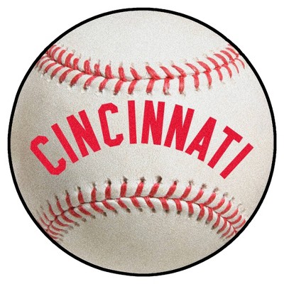 MLB Cincinnati Reds 27"x27" Retro Baseball Mat