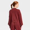 Women's Airy Sleek Lace Trim Crewneck Sweatshirt - All In Motion™ - 2 of 4