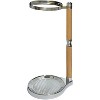 Nispira Ice Sake Wine Whisky Dispenser | Jug Cooler Decanter with Wooden Handle Borosilicate Glass Valve Opening, 1 Set - 3 of 4