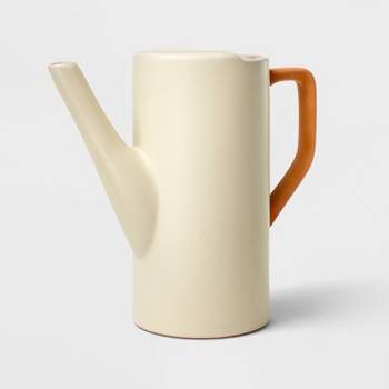 Hilton Carter for Target Ceramic Watering Can Terracotta Matte Glaze