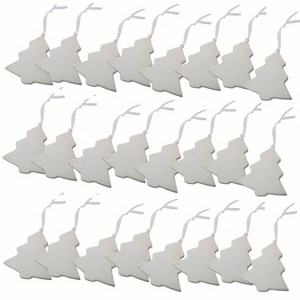 Color-Me Ceramic Bisque Tree Ornament Pk24 - 1 of 4