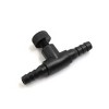 Unique Bargains Plastic 2-Way Air Control Valves Aquarium Fish Tank Accessories Set Black 5 Pcs - 2 of 3
