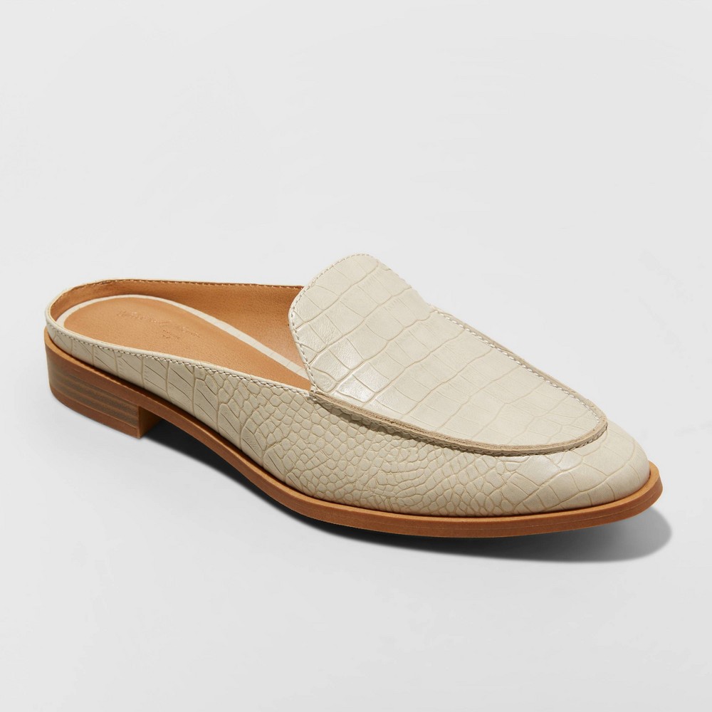 Women's Dekota Mules - Universal Thread Bone 8, Ivory