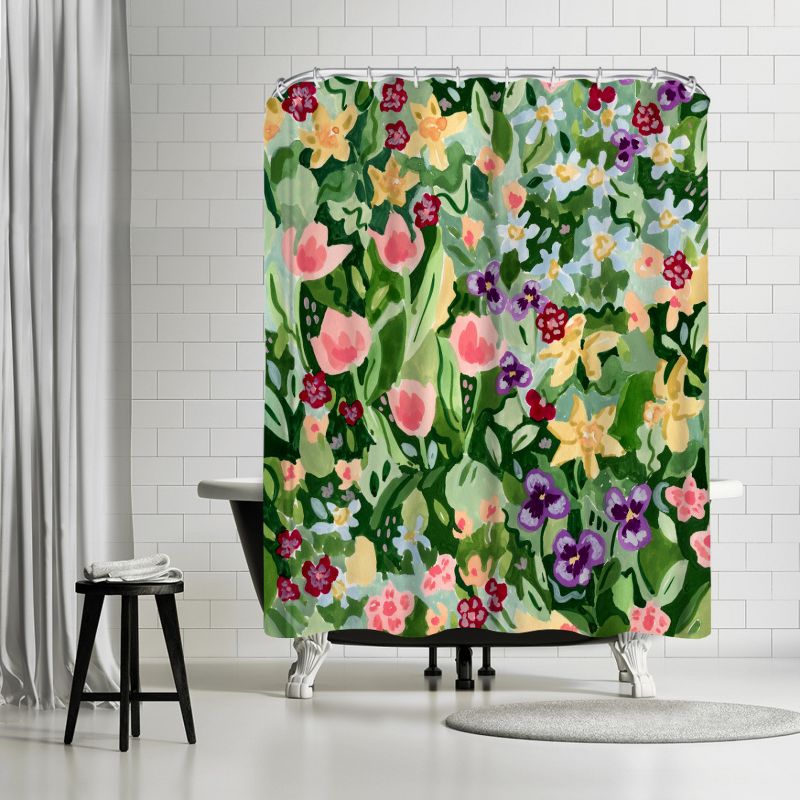 Americanflat 71X74 Botanical Shower Curtain by Pi Creative Art, 1 of 6
