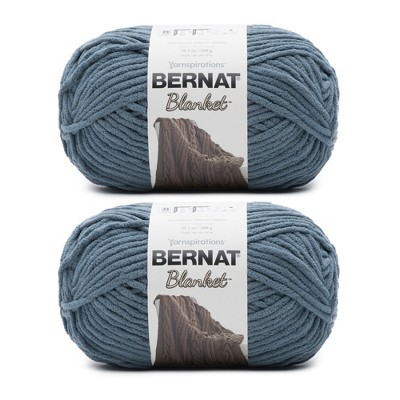 Bernat Blanket Big Ball Yarn 2 Pack-Stormy Green