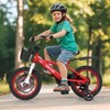Costway 12"/14"/18" Kid's Bike for 4-8 with Height-Adjustable Handlebar & Saddle Handbrake Blue/Green/Red/Purple - 3 of 4