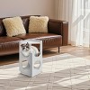 Modern Indoor Cat House Tower with Climbing Platform,Space Saving Double Layer Cat Furniture for Small and Medium Cats-LAOTIES - 2 of 4