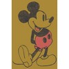 Juniors Womens Mickey & Friends Distressed Mickey Mouse Pose Festival Muscle Tee - 2 of 4
