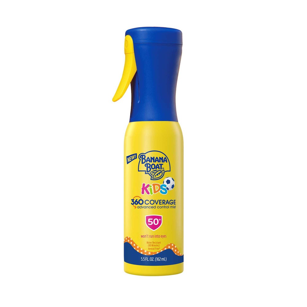 Photos - Sun Skin Care Banana Boat Kids' 360 Coverage Advanced Control Mist Sunscreen Sprayer - S