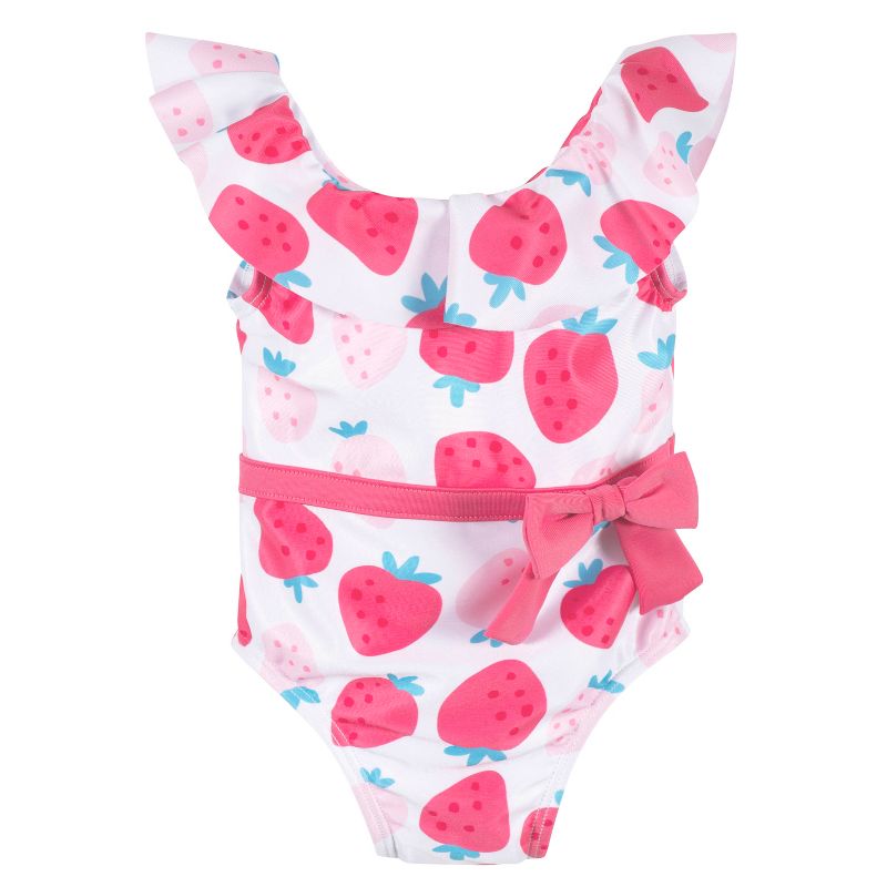 Gerber Infant & Toddler Girls' One-Piece Swimsuit UPF 50+, 1 of 5