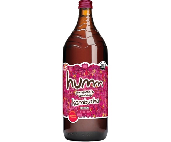 Humm Pomegranate Lemonade Kombucha - 40 fl oz