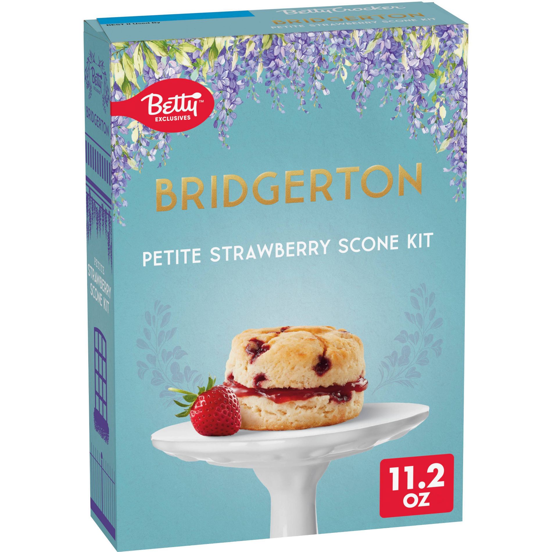 Betty Crocker Bridgerton Petite Strawberry Scone Baking Kit - 11.2oz