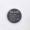Merrick Lane Set of 2 Round Magnetic Chalkboards with Erasers and Chalk and Solid Wood Frame - 2 of 4
