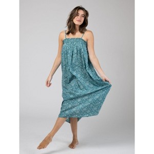 Olive Workshop Montauk Maxi Dress Blue - 1 of 4