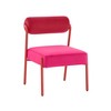 TOV Furniture Jolene Velvet Dining Chair - Set of 2 Pink - 3 of 4