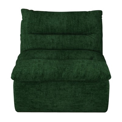 AZL1 Life Concept Sofas Single Corner Comfy Accent Bean Bag Couch, Modern Armless Floor Lounge, for Livingroom Bedroom, Olive Green, 33"*36"*32.5"