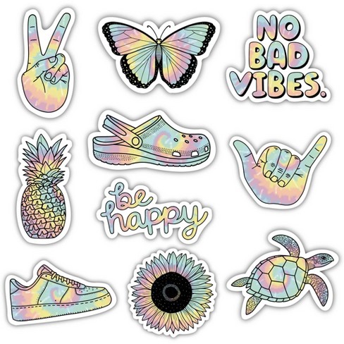 Big Moods Aesthetic Sticker Pack 10pc : Target