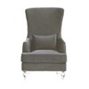 TOV Furniture Aubree Velvet Chair with Acrylic Legs - 2 of 4