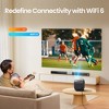 Yaber U12 Projector 450 ISO 1080P Auto Focus & Keystone, Smart system with Apps - 4 of 4