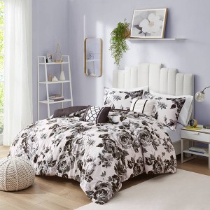 Hannah Floral Print Comforter Set - 1 of 4